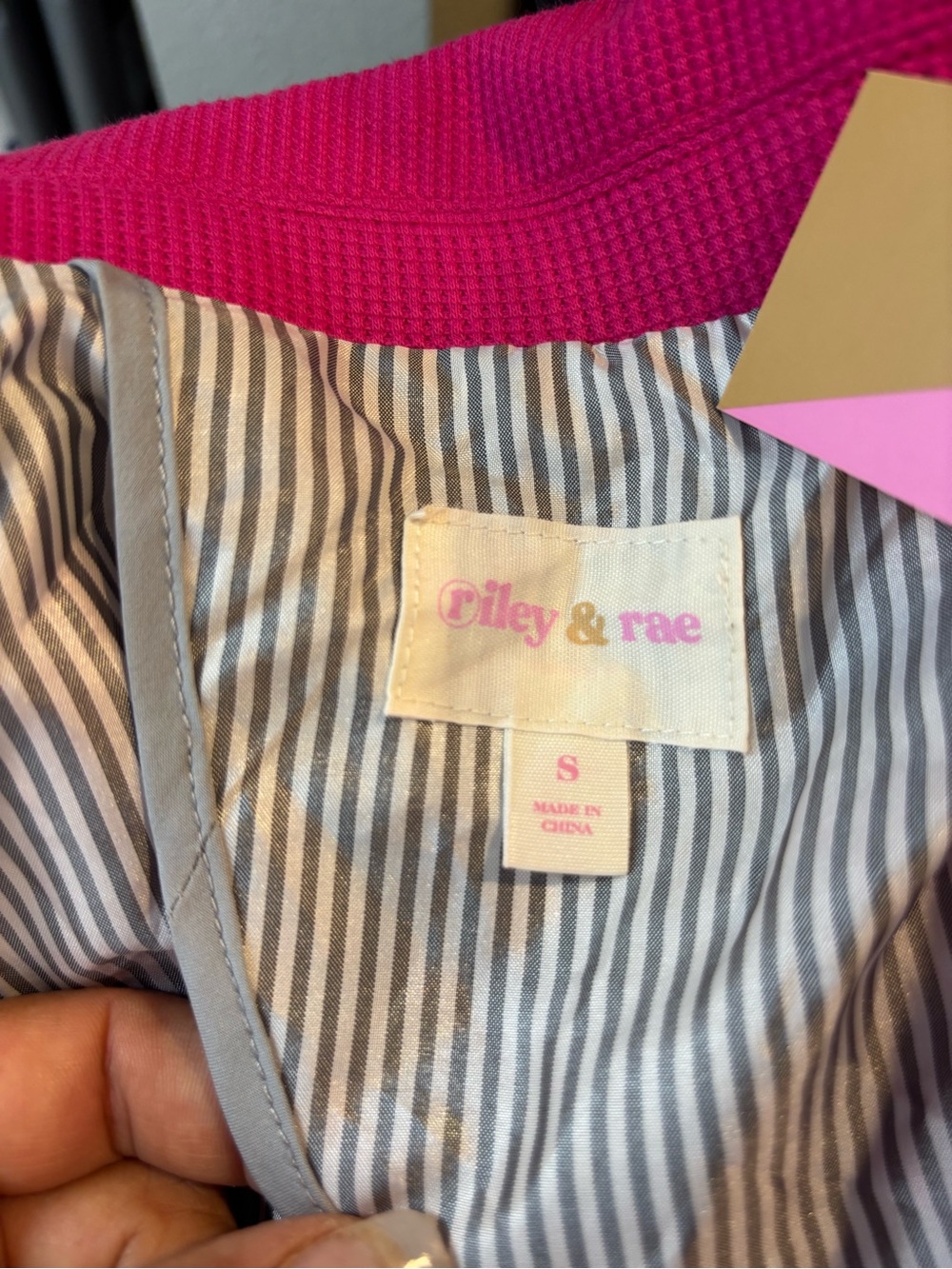 Riley & Rae Hot Pink Single-Button Blazer - Picture 5 of 7